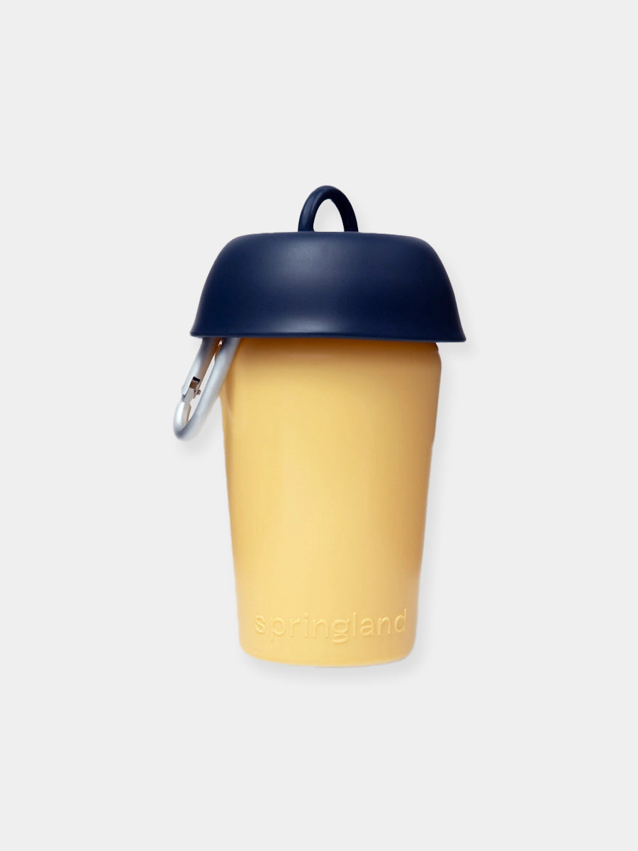 Springer-bouteille-Flip-Dog-portable-voyage-chien-bleu-jaune