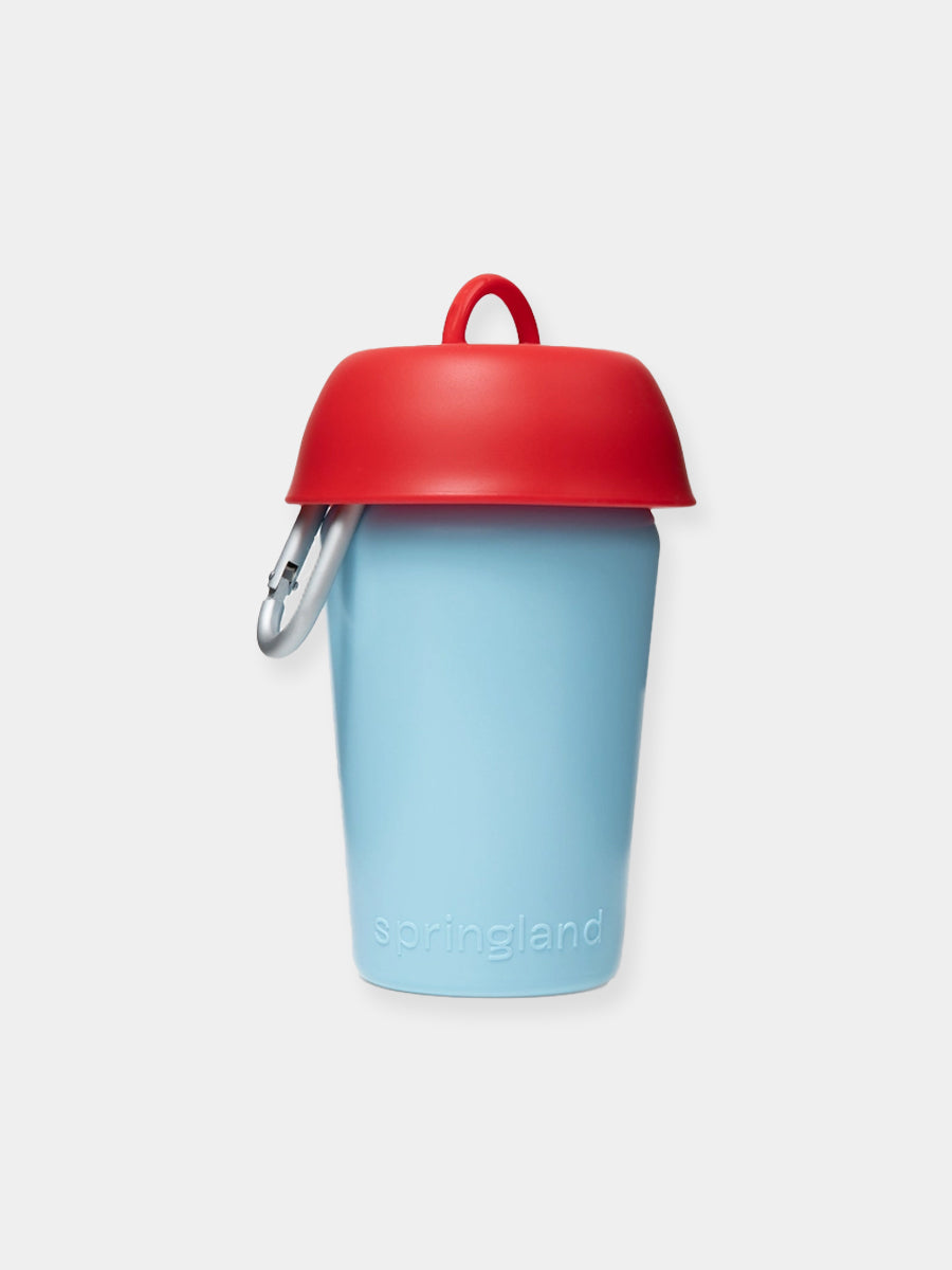 Springer-bouteille-Flip-Dog-portable-voyage-chien-bleu-rouge