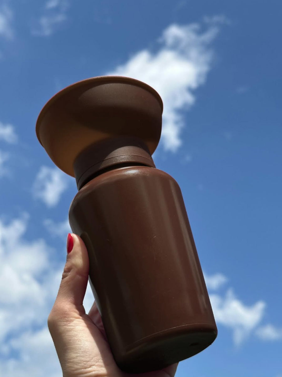 Springer-bouteille-Flip-Dog-portable-voyage-chien-marron