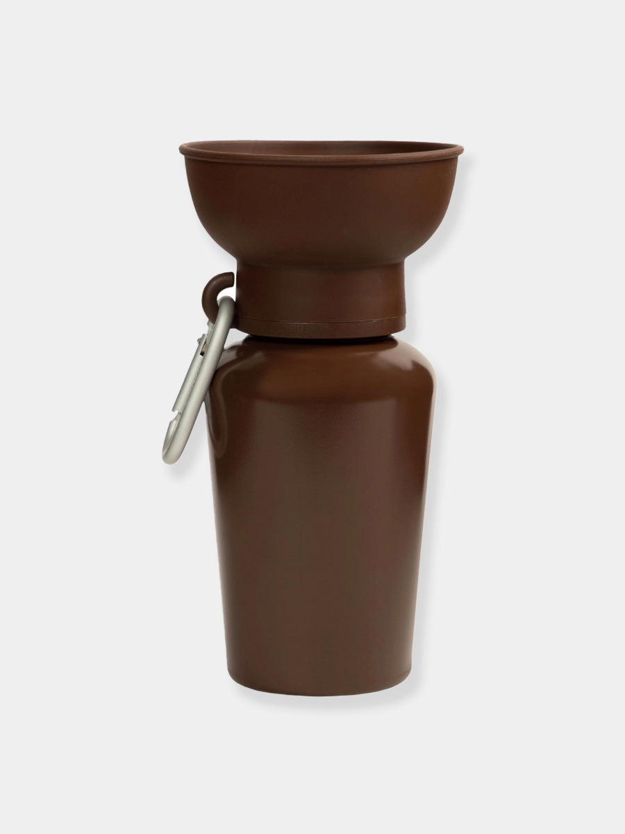 Springer-bouteille-Flip-Dog-portable-voyage-chien-marron