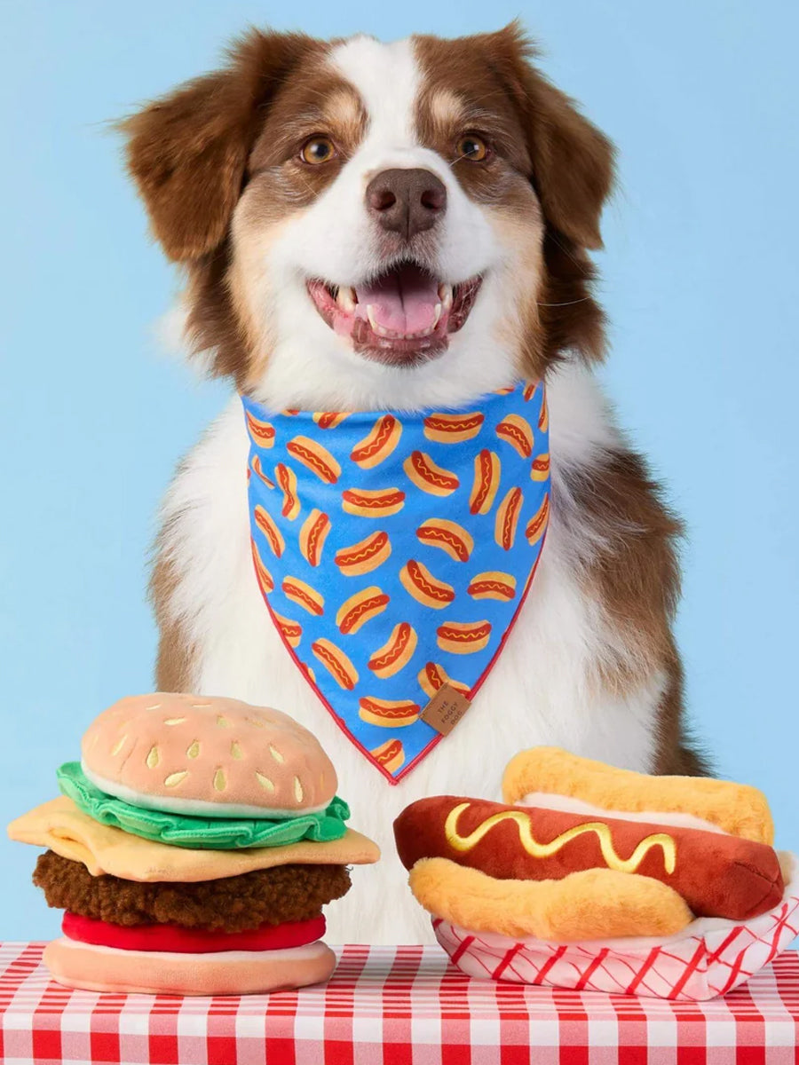 The-Foggy-Dog-peluche-fouille-balle-pour-chien-hamburger