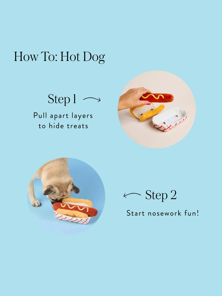 The-Foggy-Dog-peluche-fouille-balle-pour-chien-hotdog