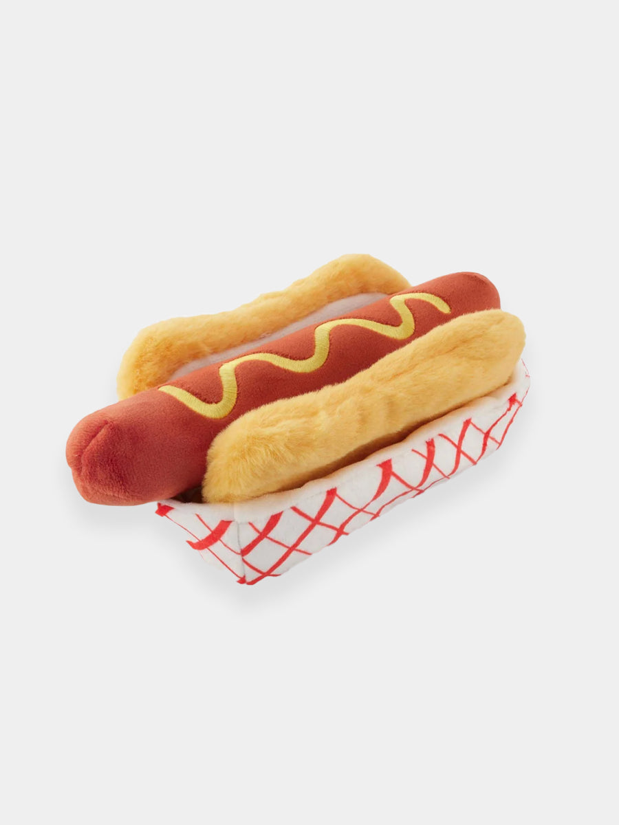 The-Foggy-Dog-peluche-fouille-balle-pour-chien-hotdog