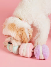 The-Foggy-Dog-peluche-fouille-balle-pour-chien-macarons