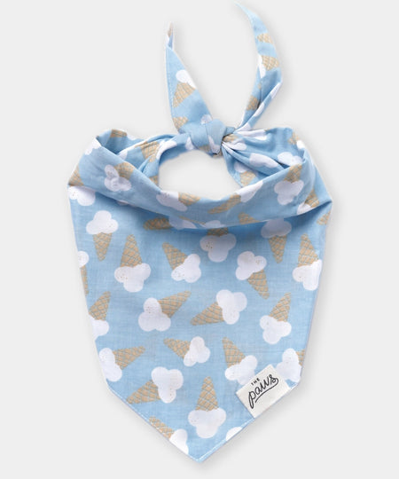 The-Paws-bandana-pour-chien-Blue-Bell