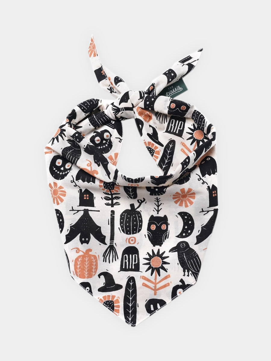 The-Paws-bandana-pour-chien-Hallows-Eve-Halloween