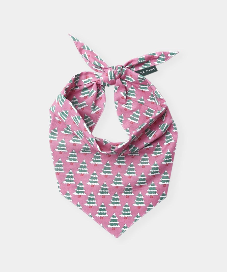 The-Paws-bandana-pour-chien-Pink-Alpine