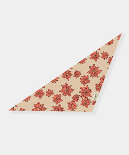 The-Paws-bandana-pour-chien-Poinsettia