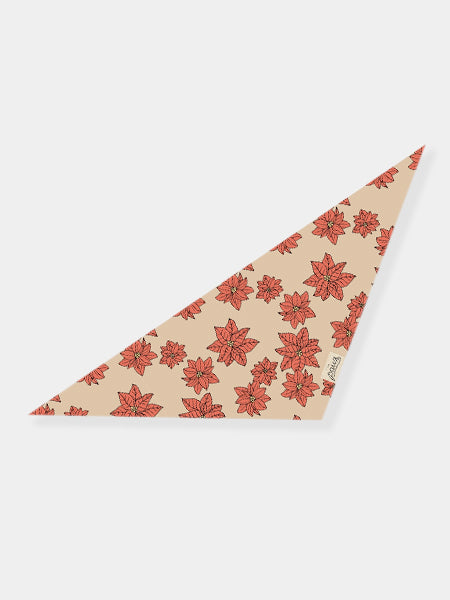 The-Paws-bandana-pour-chien-Poinsettia