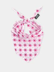 The-Paws-bandana-pour-chien-Poppy-rose