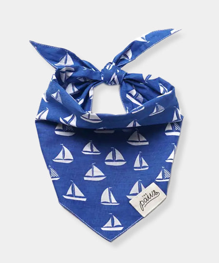    The-Paws-bandana-pour-chien-bateau-sailing