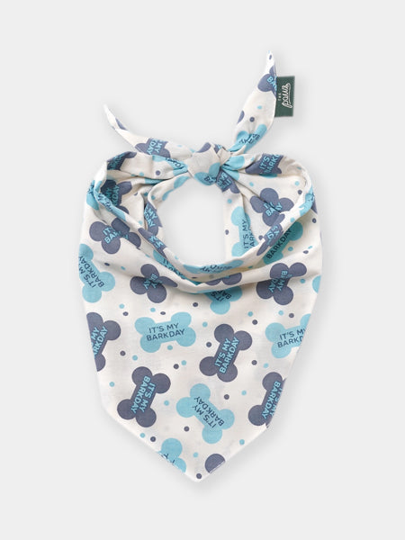 The-Paws-bandana-pour-chien-birthday-bleu