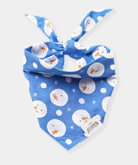     The-Paws-bandana-pour-chien-bonhomme-de-neige-Chilly