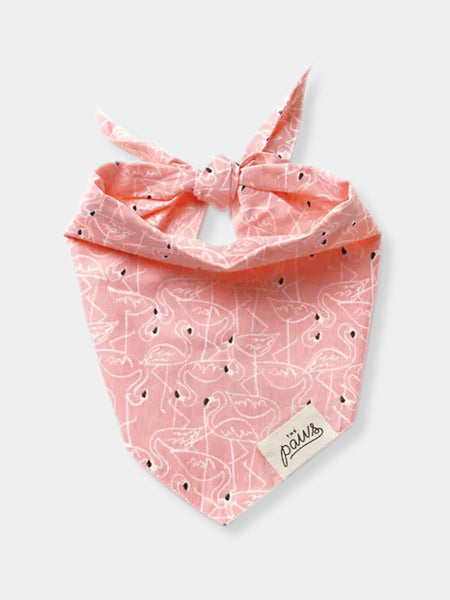 The-Paws-bandana-pour-chien-flamant-rose-Key-West