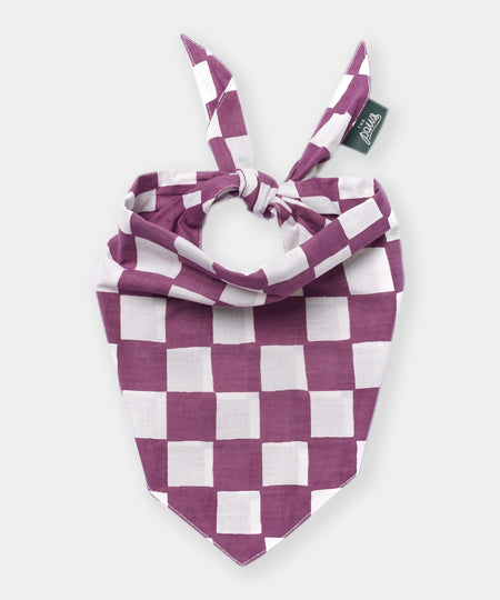 The-Paws-bandana-pour-chien-plum