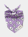        The-Paws-bandana-pour-chien-tete-de-mort-violet