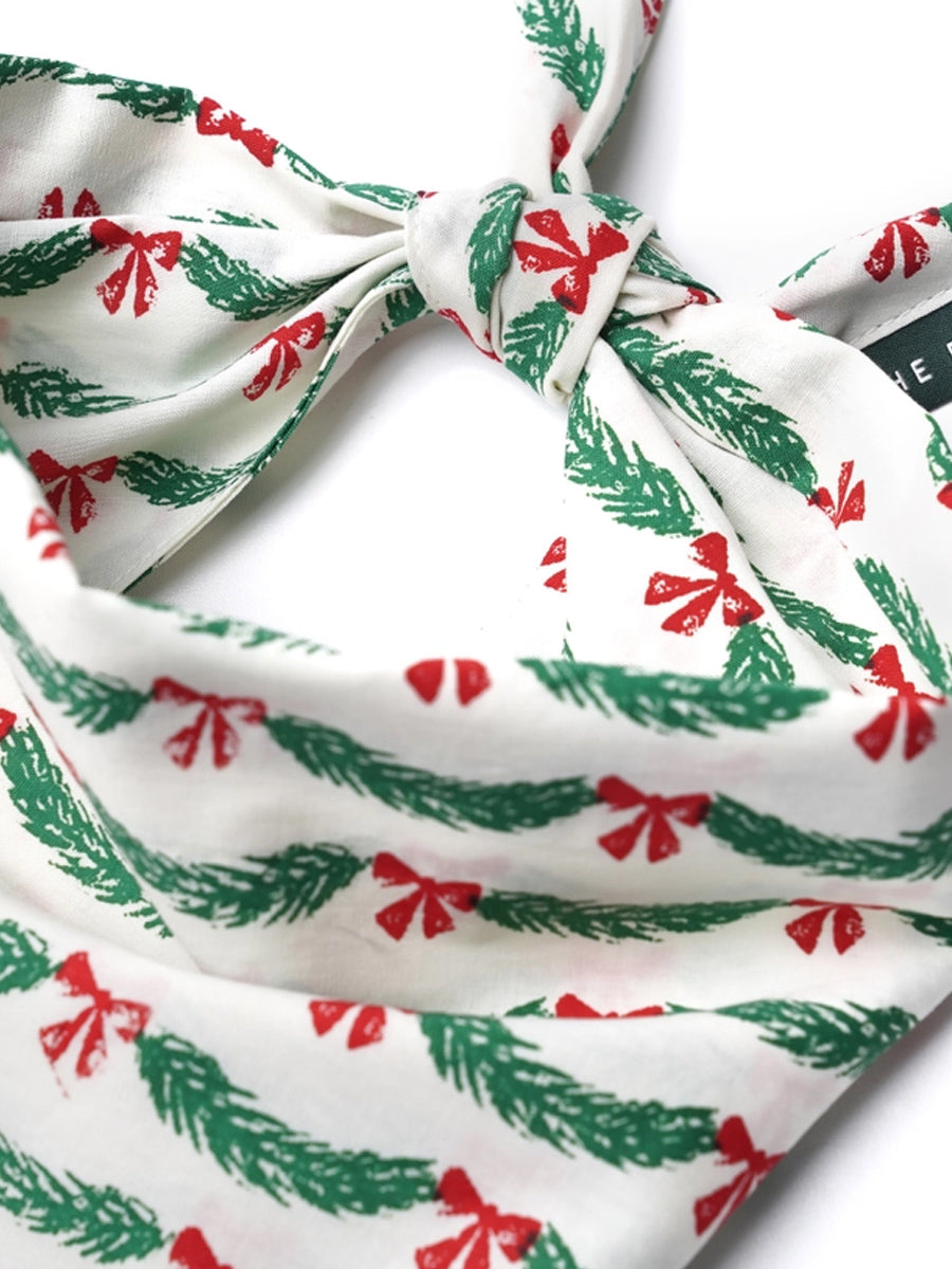 The-Paws-bandana-pour-chien-tinsel-noel