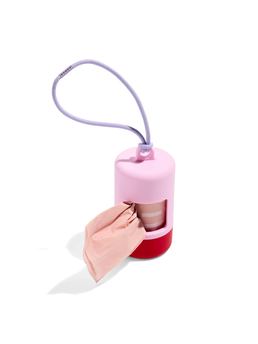 Wild-one-accessoire-chien-design-porte-sac-a-dejection-Bubblegum-Colorblock