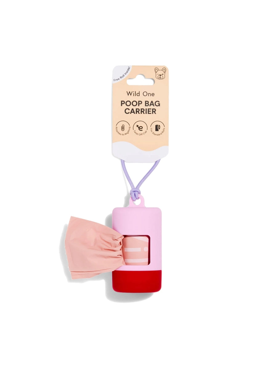 Wild-one-accessoire-chien-design-porte-sac-a-dejection-Bubblegum-Colorblock