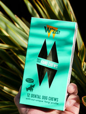 Wzis-friandise-vegan-pour-chien-batonnet-dentaire-fruity