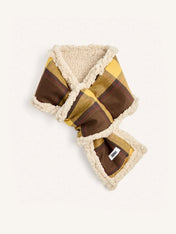 cafide-echarppe-pour-chien-premium-Mica-jaune-moutarde-Tartan