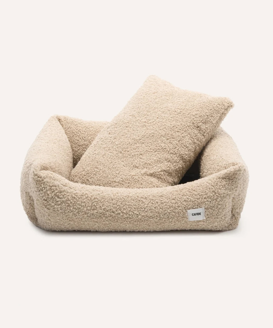 cafide-panier-pour-chien-premium-Snozy-bouclette-beige
