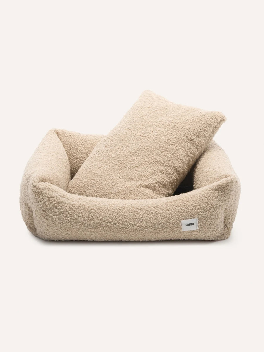 cafide-panier-pour-chien-premium-Snozy-bouclette-beige