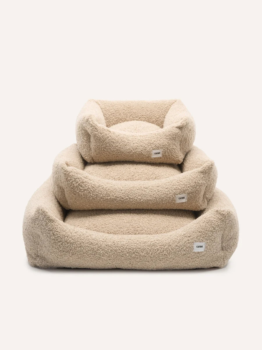 cafide-panier-pour-chien-premium-Snozy-bouclette-beige