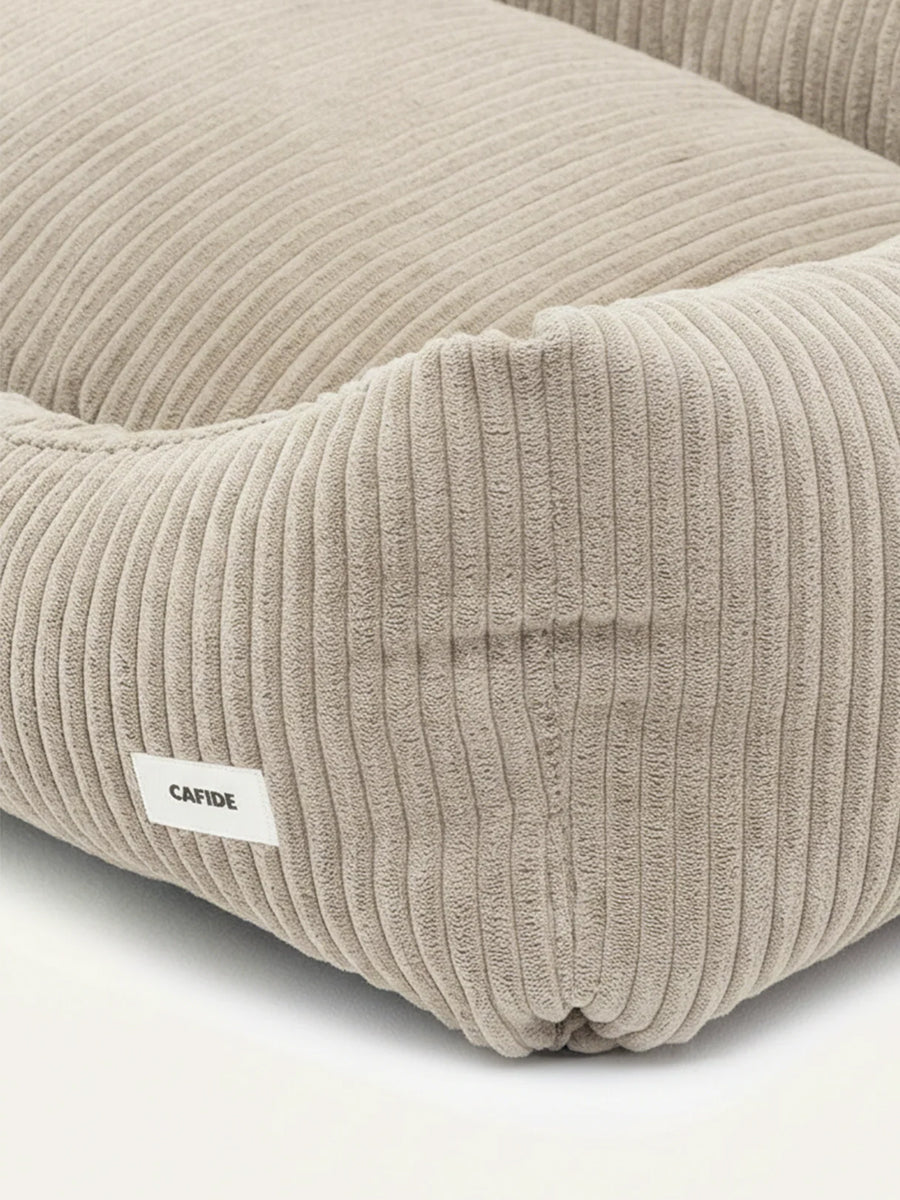 cafide-panier-pour-chien-premium-Snozy-velours-cotele-beige