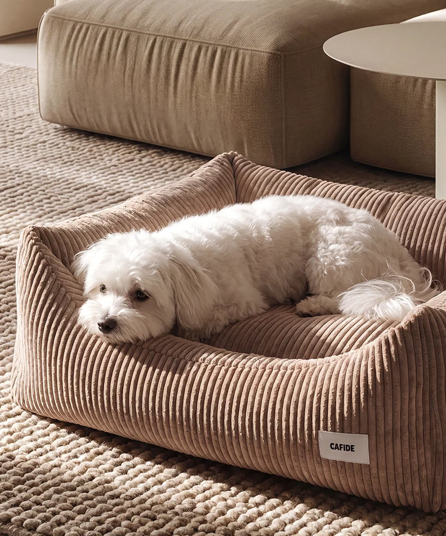 cafide-panier-pour-chien-premium-Snozy-velours-cotele-mocca