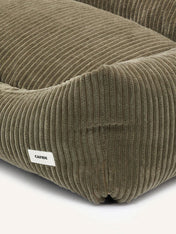 cafide-panier-pour-chien-premium-Snozy-velours-cotele-vert