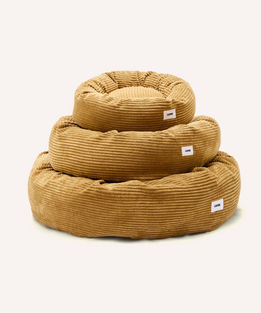 cafide-panier-rond-pour-chien-premium-nuba-velours-cotele-moutarde