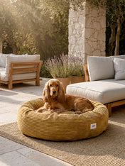 cafide-panier-rond-pour-chien-premium-nuba-velours-cotele-moutarde