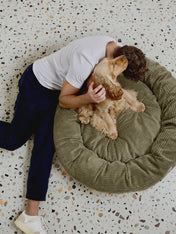 cafide-panier-rond-pour-chien-premium-nuba-velours-cotele-vert