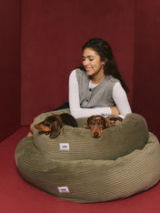 cafide-panier-rond-pour-chien-premium-nuba-velours-cotele-vert