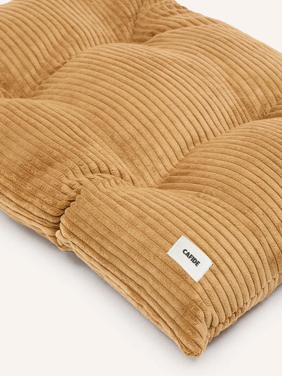 cafide-panier-tapis-pour-chien-premium-bela-Velours-Cotele-moutarde