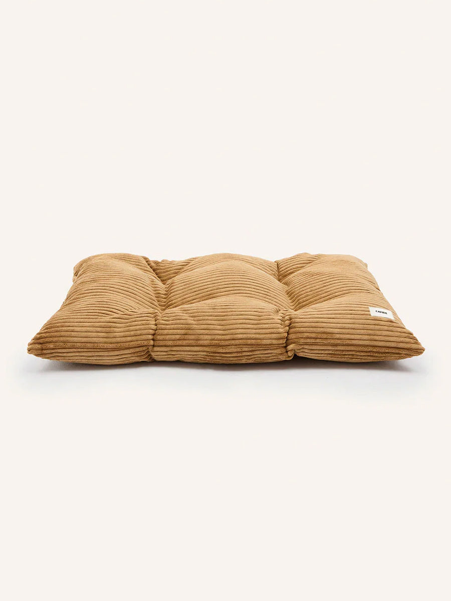 cafide-panier-tapis-pour-chien-premium-bela-Velours-Cotele-moutarde