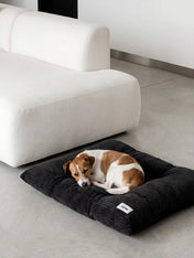 cafide-panier-tapis-pour-chien-premium-bela-Velours-Cotele-noir