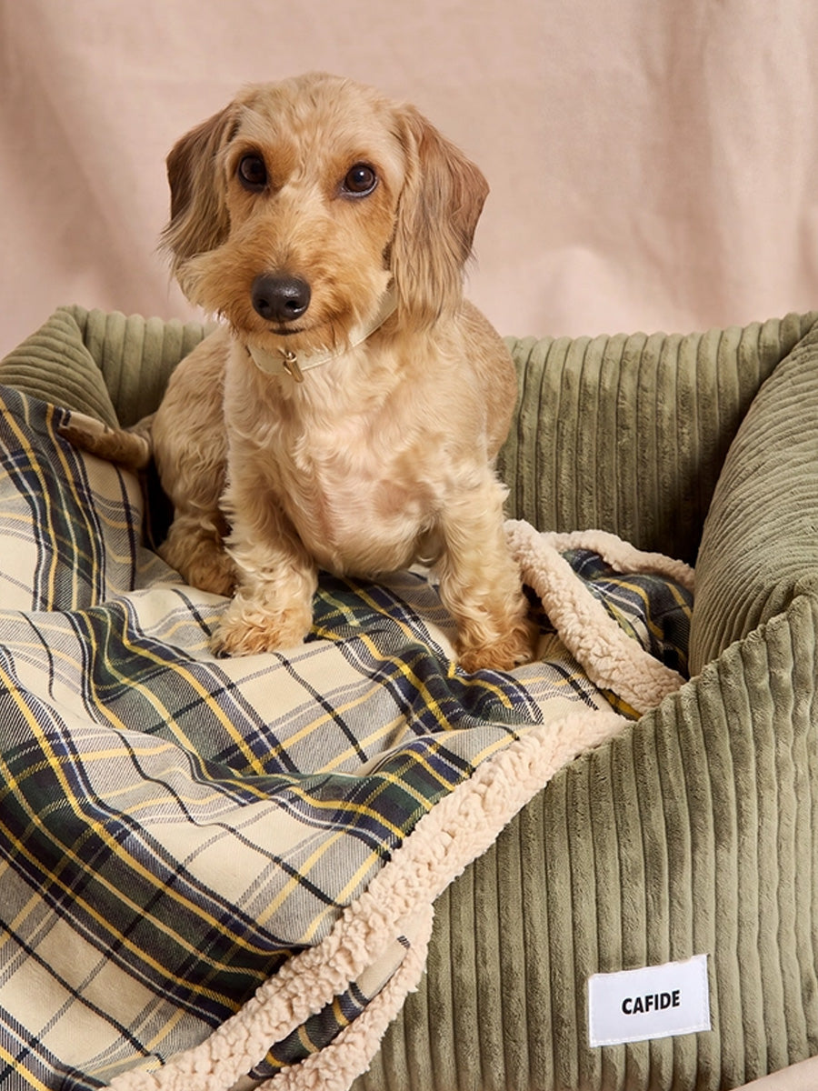 cafide-plaid-pour-chien-premium-douillet-toia-beige-Tartan