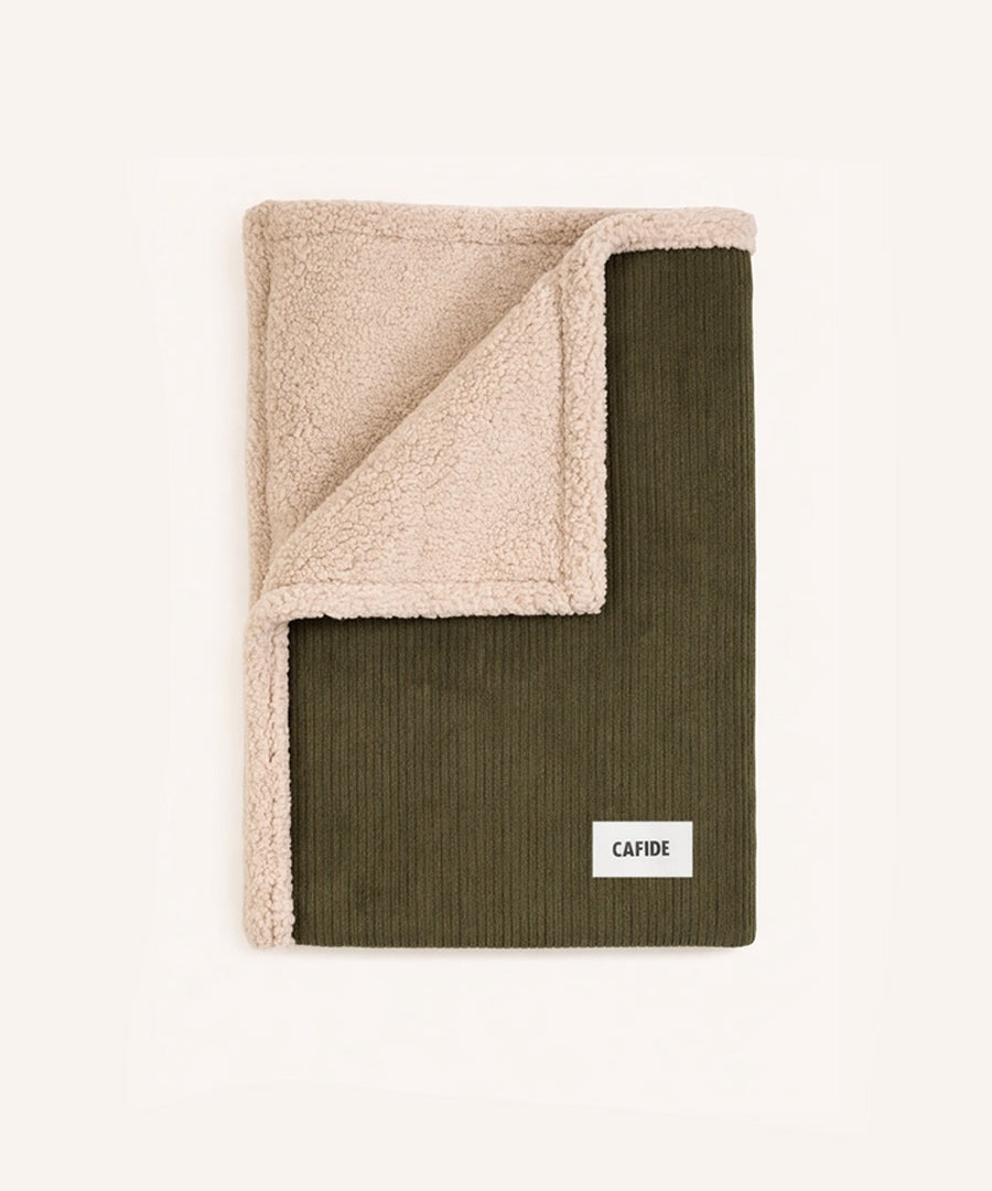 cafide-plaid-pour-chien-premium-douillet-toia-corduroy-vert