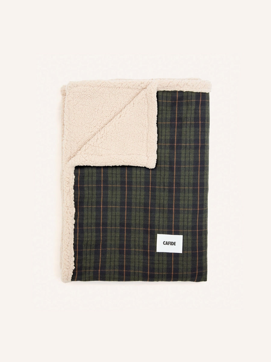 cafide-plaid-pour-chien-premium-douillet-toia-vert-Tartan