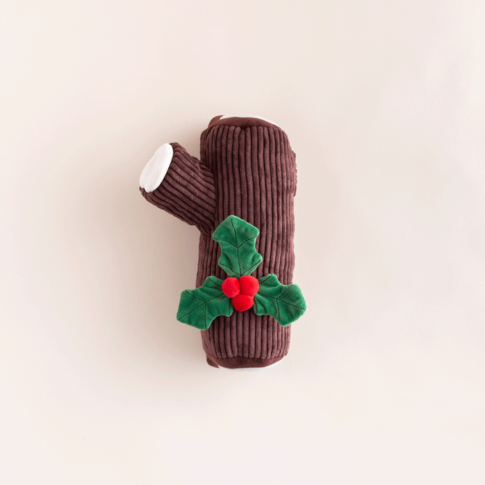 Jouet d'occupation pour chien - Bûche de Noël 🤶 - The Foggy Dog - inooko