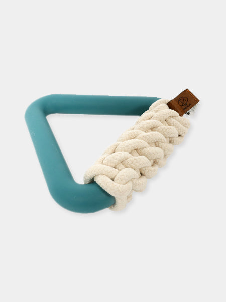 duvo jouet triangle corde pour chien chiot Milan lagoon