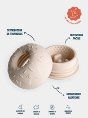 inooko-jouet-occupation-pour-chien-Yoomy-donut-beige