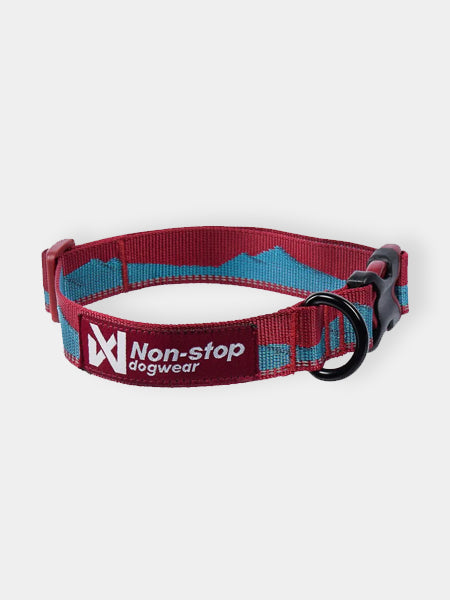 non-stop-dogwear-collier-chien-Trail-quest-collar-bordeaux-teal