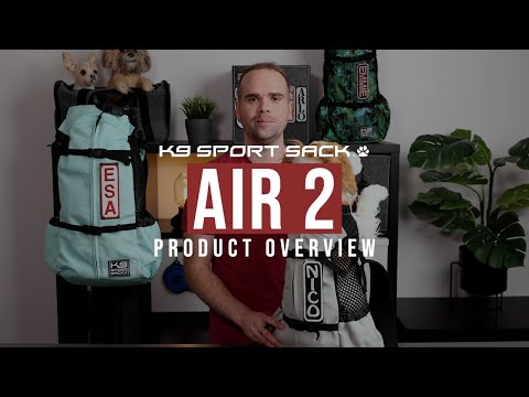 Sac à dos pour transporter son chien - AIR 2 Gris Clair - K9 Sport Sack