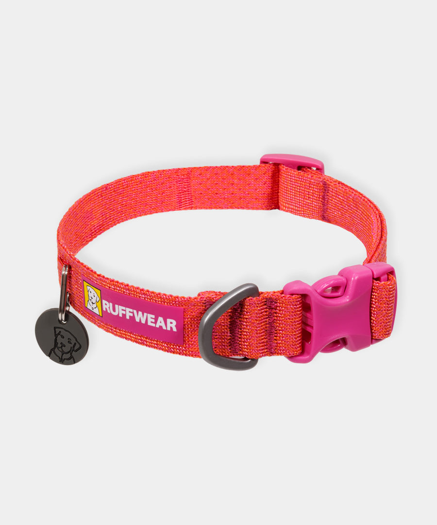 ruffwear-collier-front-range-flex-pour-chien-rouge