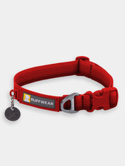 ruffwear-collier-front-range-pour-chien-rouge-red-canyon