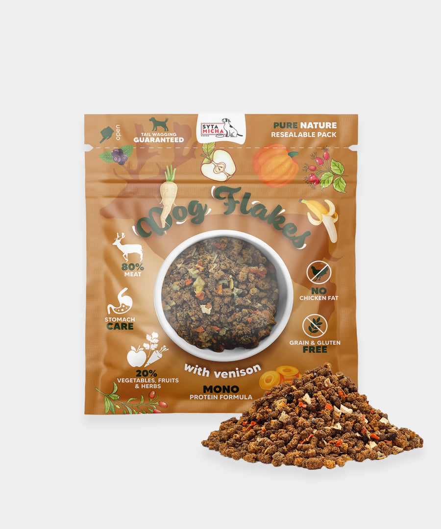 syta-micha-topper-naturel-pour-chien-flocon-gibier