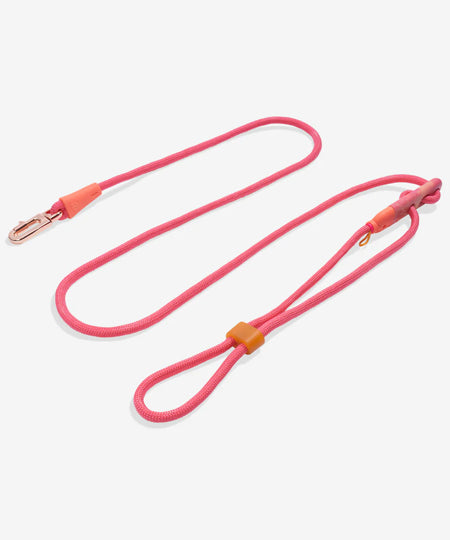 zee-dog-laisse-pour-chien-main-libre-reglable-Neon-Coral